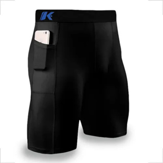 Bermuda Térmica com Bolso Anti Assadura Corrida Treino Academia Keeper em Oferta na Shopee