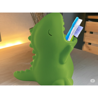 Porta Escovas de Dente Infantil de Dinossauro em Oferta na Shopee