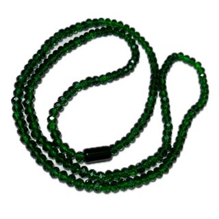 Guia Verde de Cristal Vidro 8mm - Guia de Oxóssi 60cm Umbanda Candomblé em Oferta na Shopee