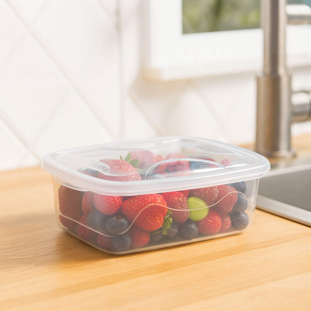 Kit de Potes para Cozinha 15 Peças Pote Hermético Tapoer de Plástico