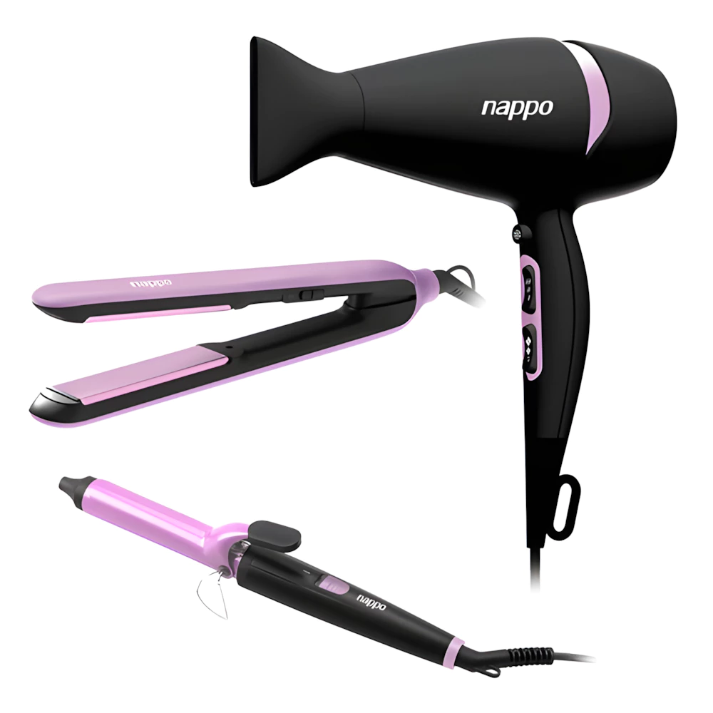 Secador Babyliss E Prancha Alisadora Nappo 3 Em 1 60hz 1500w