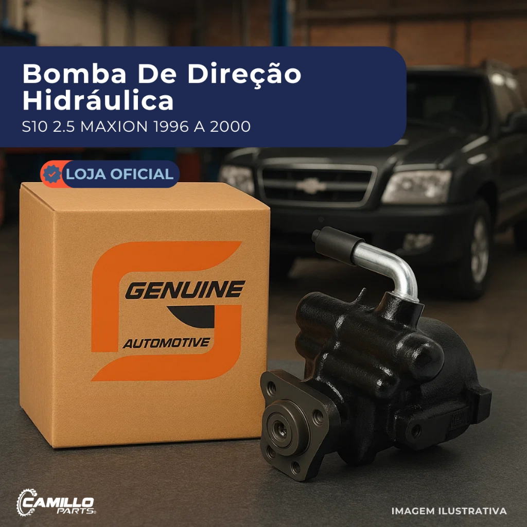 Bomba Direção Hidráulica S10 2.5 Maxion 1996 A 2000 Genuine