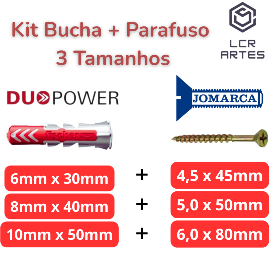 Bucha Fischer Duopower 10mm: Onde Comprar | BuscaProdutos
