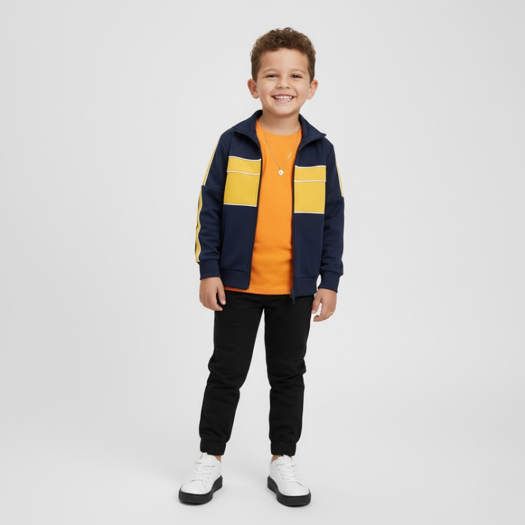 Calça Jogger Jeans Infantil Juvenil Masculina com Elastano Punho Elastico Confortável da moda infantil masculina 2025