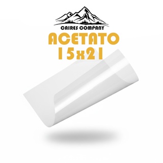 Kit 10 Folhas De Acetato Transparente 15x21 ou 21x15 em Oferta na Shopee