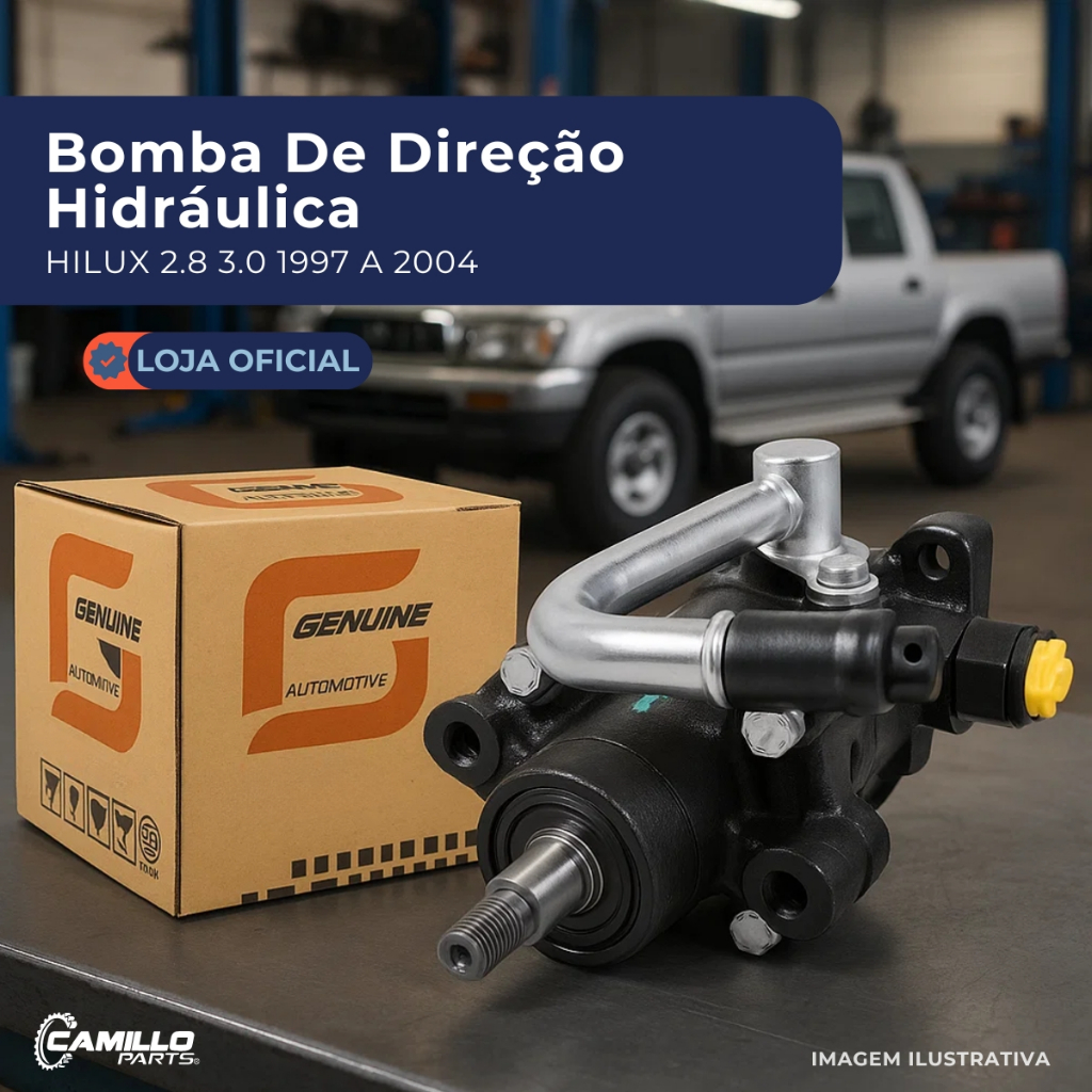 Bomba Direção Hidráulica Hilux Aspirada 2.8 3.0 1997 A 2004 Original