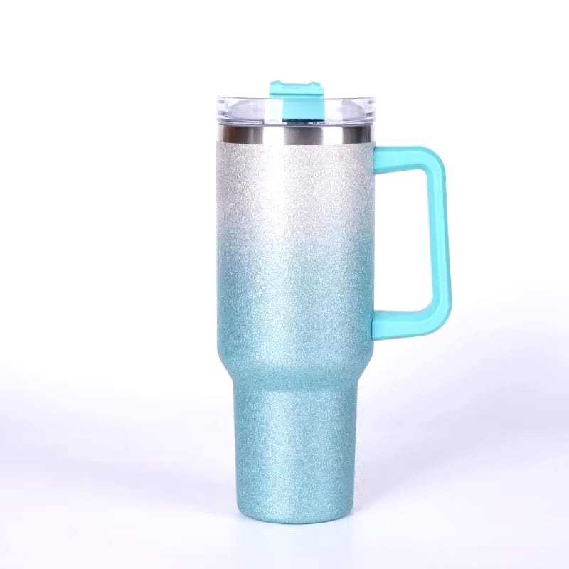 Garrafa Copo Térmico Com Glitter Grande capacidade 1200ml L-30