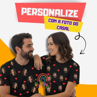 KIT Personalizado com Sua Foto |Do Namorado, Pet ou Filho|Presente Inesquecível pijama calção camisa em Oferta na Shopee