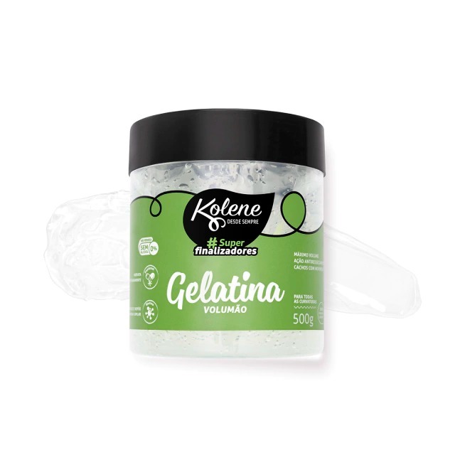 Gelatina Kolene Superfinalizadores Verde 500g em Oferta na Shopee