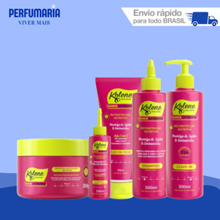 Kit Kolene Danos Extremos Reconstrução Nutritiva (5 Itens COMPLETO) em Oferta na Shopee