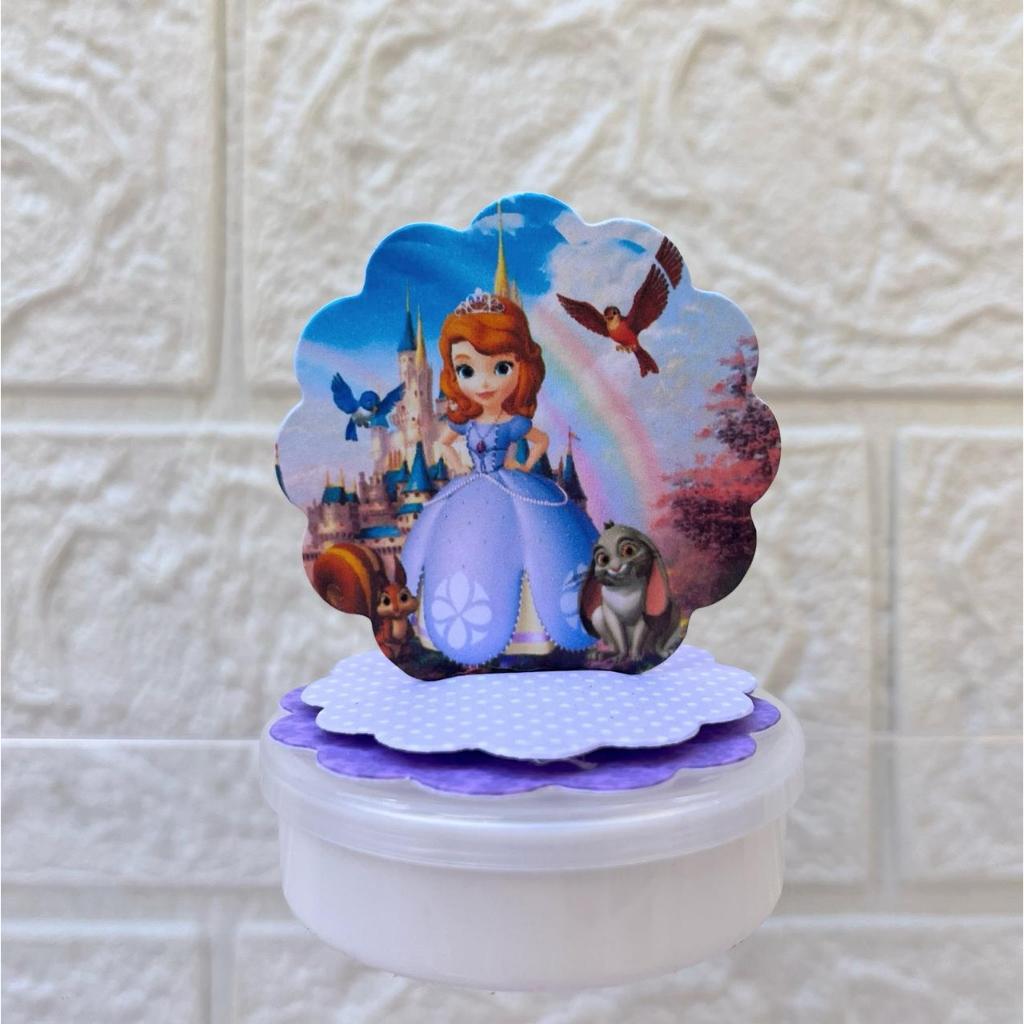 kit Aplique 3D PRINCESA SOFIA, Personalizados, Festa, Lembrancinha