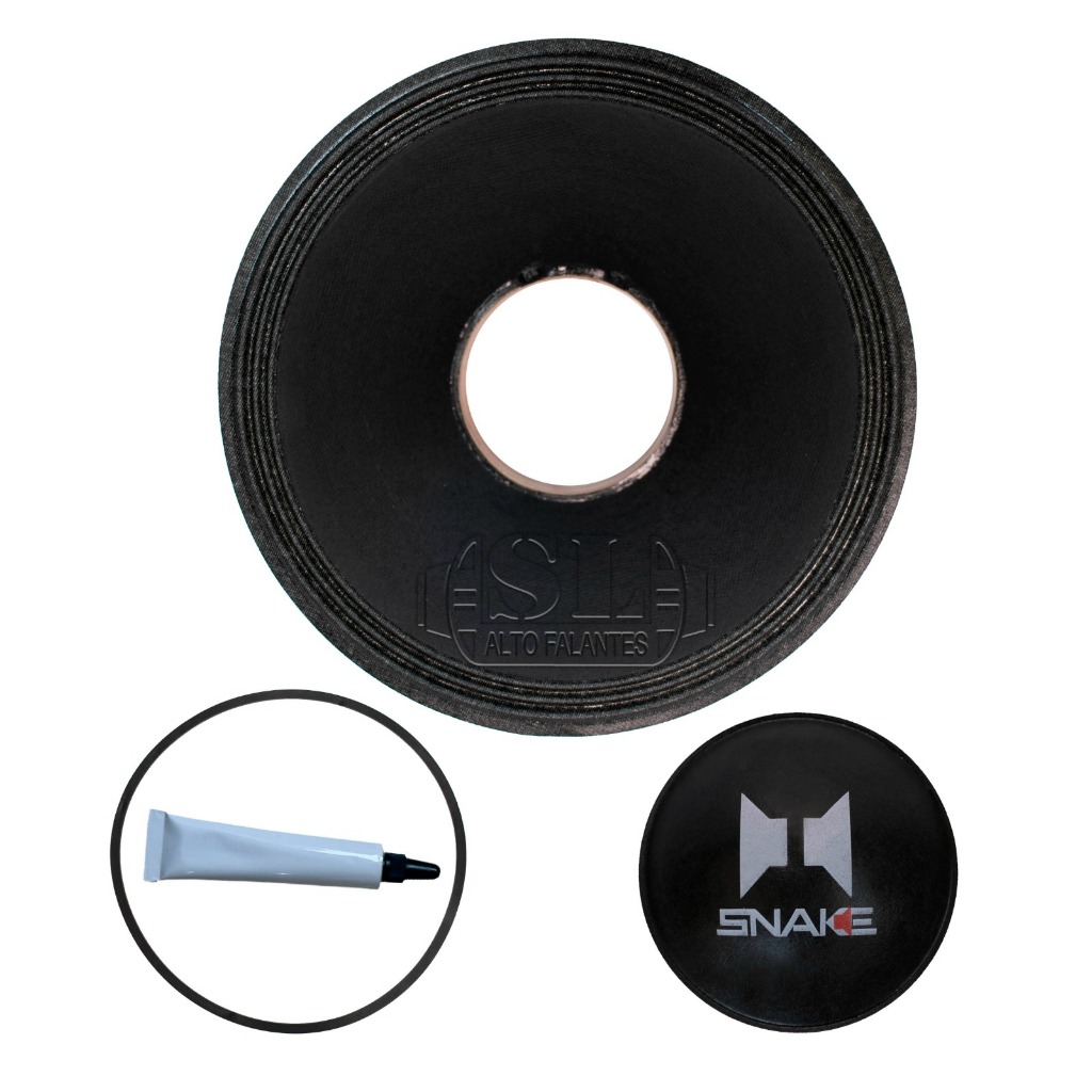 4 Kits Reparo Sl Compatível Com Snake Esx810 Quadrado 10 pol 8 ohms
