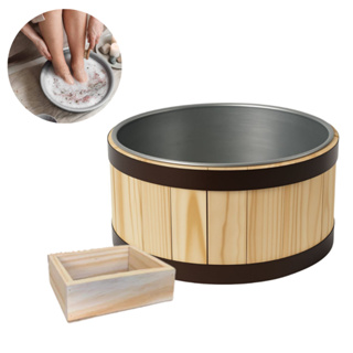 Tina Escalda Pés Bacia de Pé Pedicure Balde Newborn Pinus em Oferta na Shopee