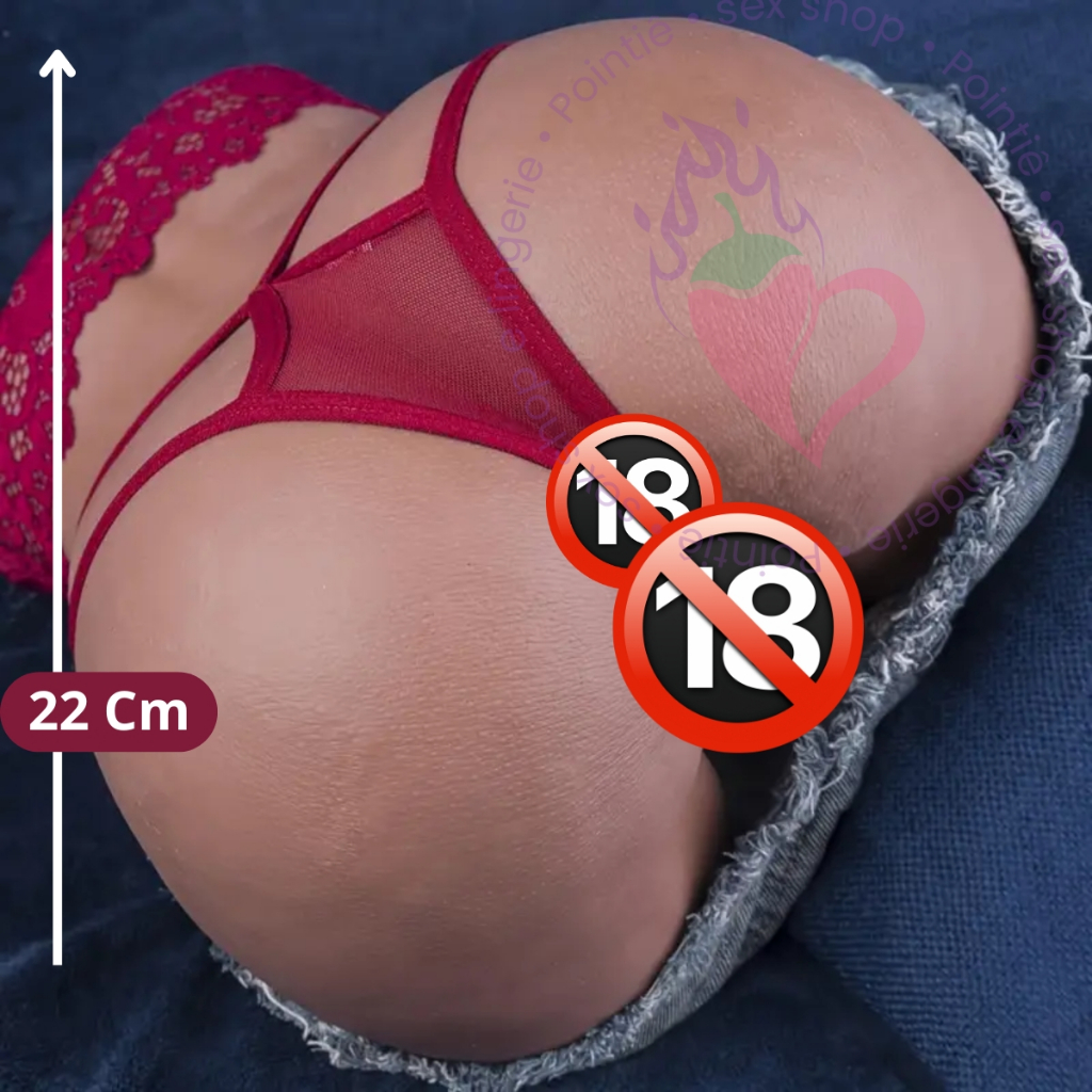 Masturbador Vagina e Anus Bunda Ultra Realista Negra Macio Bumbum Sexshop