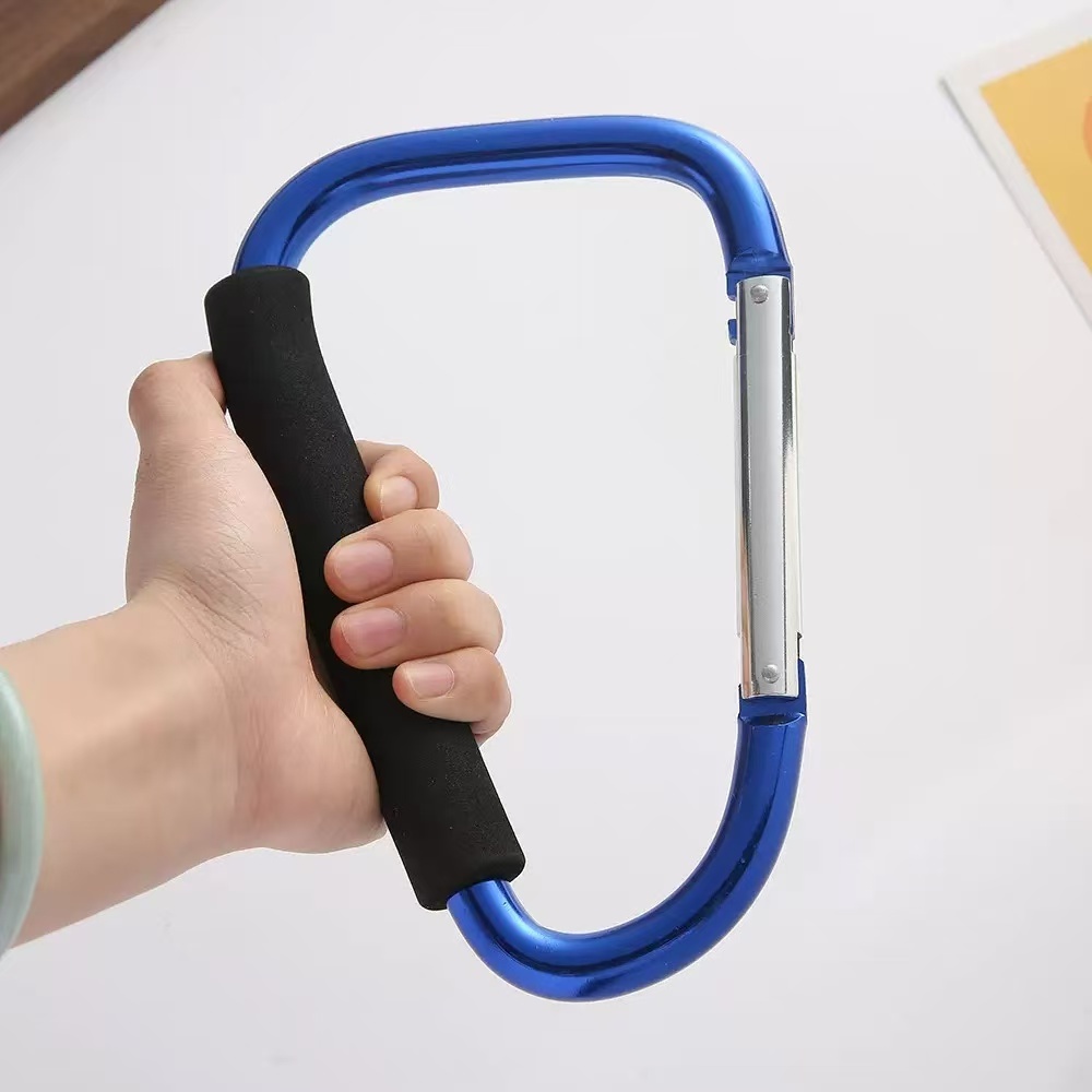 Mosquetão GIGA Gancho Clip Multiuso Carrinho de Bebê Sacolas de Compras Penduração Geral