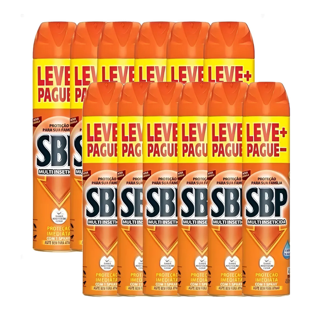 Multi Inseticida Aerosol Sbp 450ml Embalagem Economica C/12