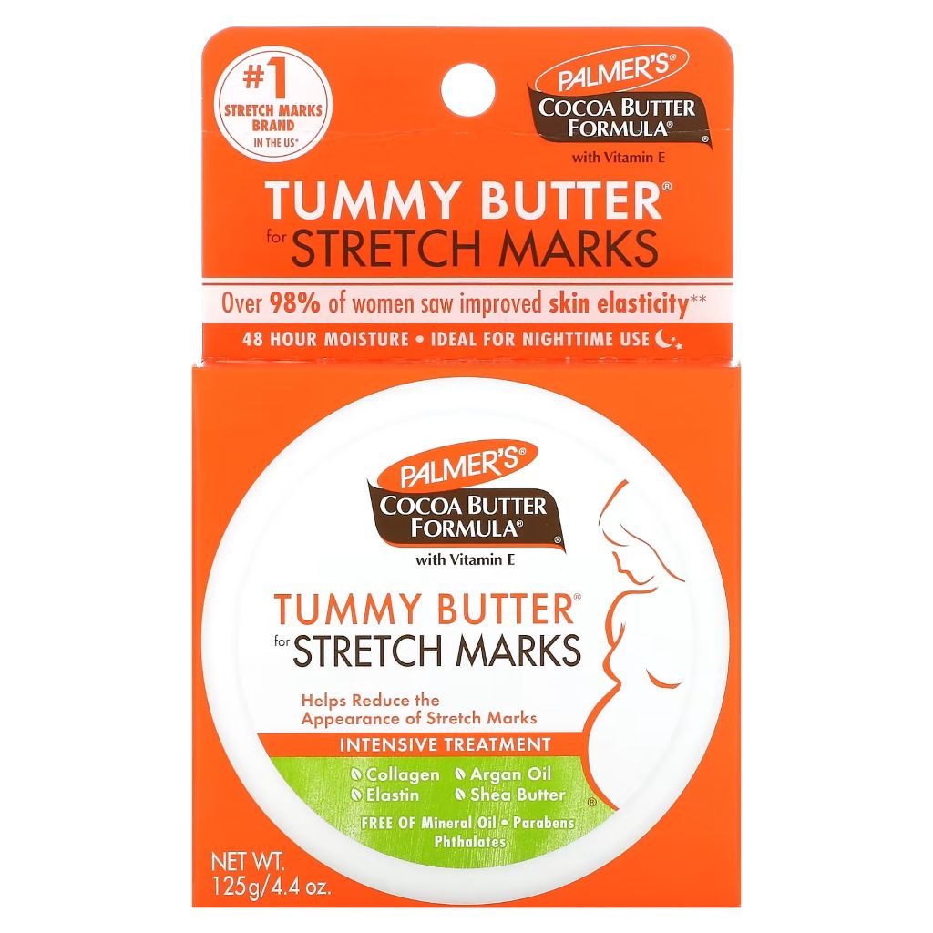 Cocoa Butter Formula® com Vitamina E e Tummy Butter para Estrias, 125 g - Palmer's