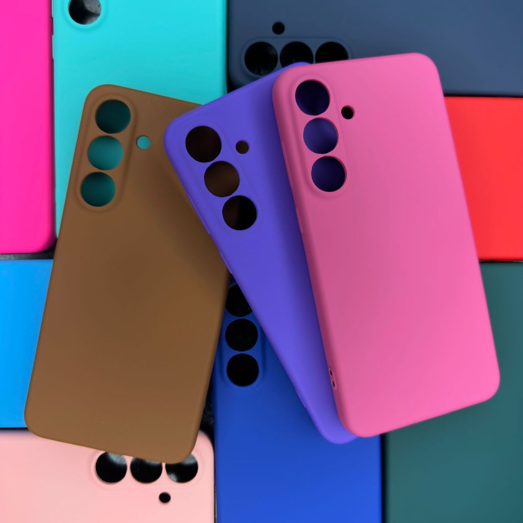 Kit Capa + Pelicula 3D ou Somente 1 Capinha Para Samsung Galaxy S25 FE Capinha Aveludada Case em Oferta na Shopee