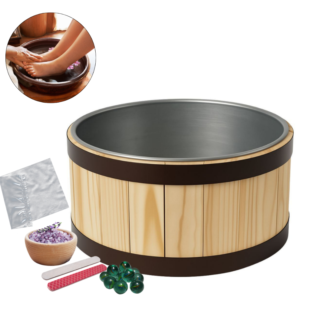 Tina Escalda Pés / Bacia Pedicure / Balde Newborn / Ofurô Cuidados e Saude dos Pés / Relaxamento em Oferta na Shopee