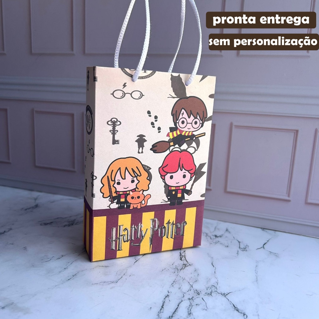 Sacolinhas P Harry Potter Envio imediato SEM PERSONALIZAÇÃO em Oferta na Shopee