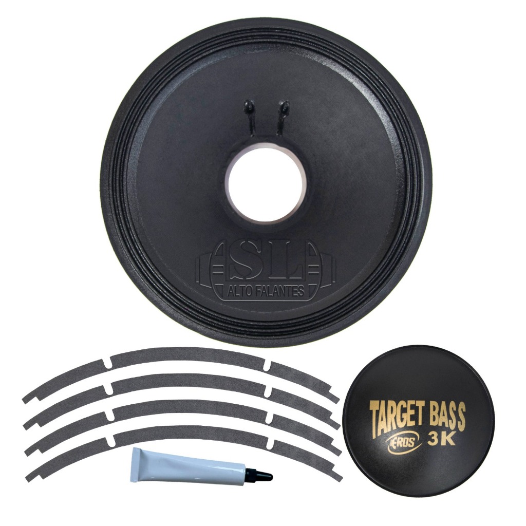Kit Reparo Sl Compatível Com Eros Target Bass 3.0 15 pol 4 ohms