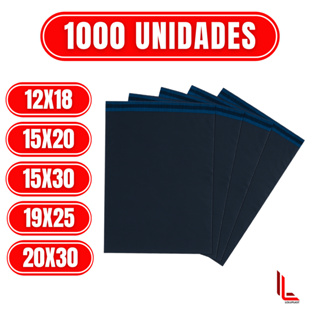 Kit 1000 Envelopes de Segurança Plástico Preto Aba Adesiva em Oferta na Shopee