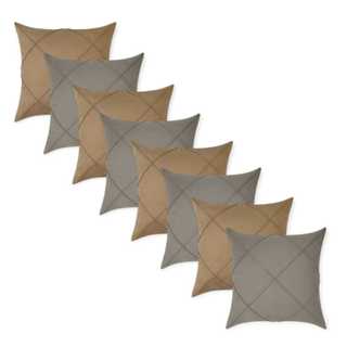 Kit 8 Capas de Almofadas Suede Drapeada em Oferta na Shopee