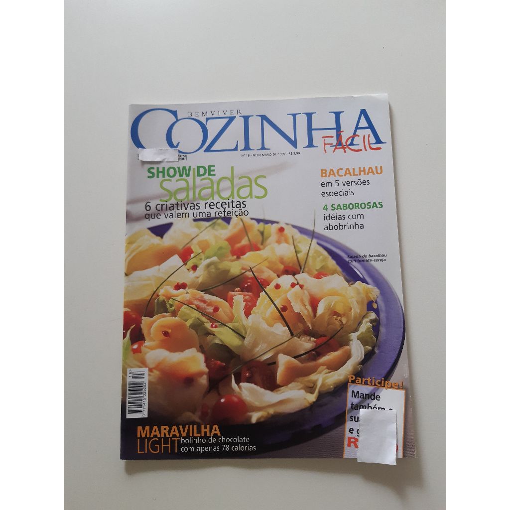 Revista Cozinha Fácil Receitas Criativas Ac988 (Usado)