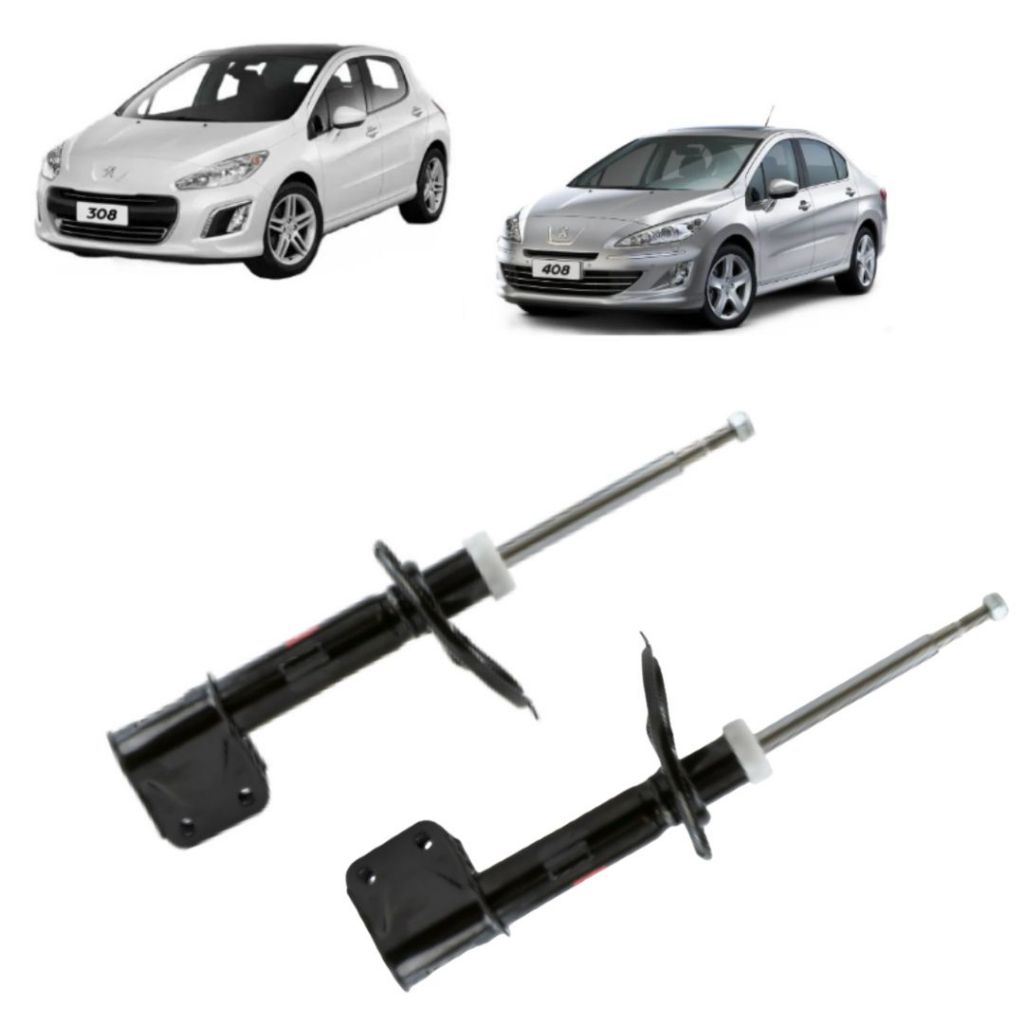 Par Amortecedor Dianteiro Peugeot 308 e 408 2012 a 2019