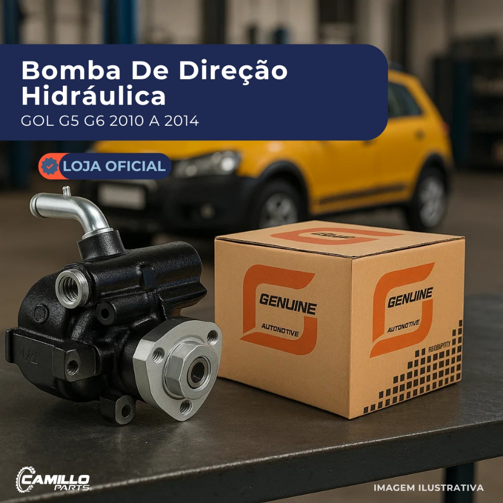 Imagem Bomba Hidráulica Direção Gol G5/G6 Saveiro Voyage 2010 a 2014