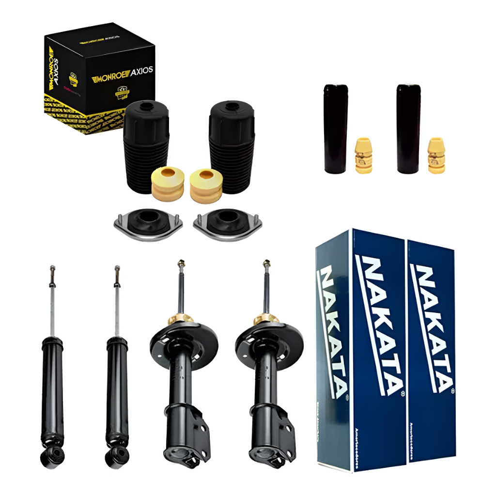 4 Amortecedores Nakata + Kits Gm Corsa Classic 2003/2012 em Oferta na Shopee