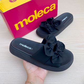 Sandália Papete Feminina Moleca Laços Casual Confortável Moda Verão Estilosa em Oferta na Shopee