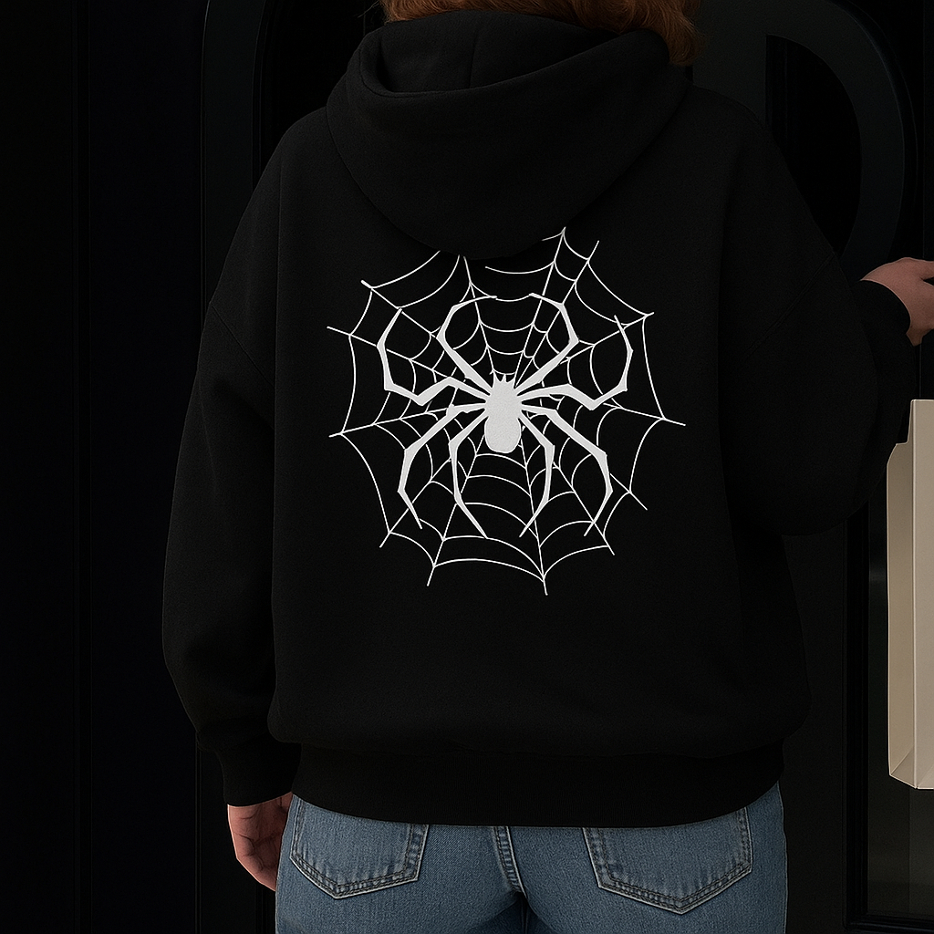 Moletom Flanelado Inverno 100% Algodao Confortavel Estampado Costas Aranha