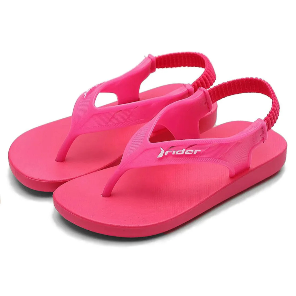 Chinelo de Dedo Sandalia com Elastico Baby Infantil Rider Street feel Confortavel Original - ROSA