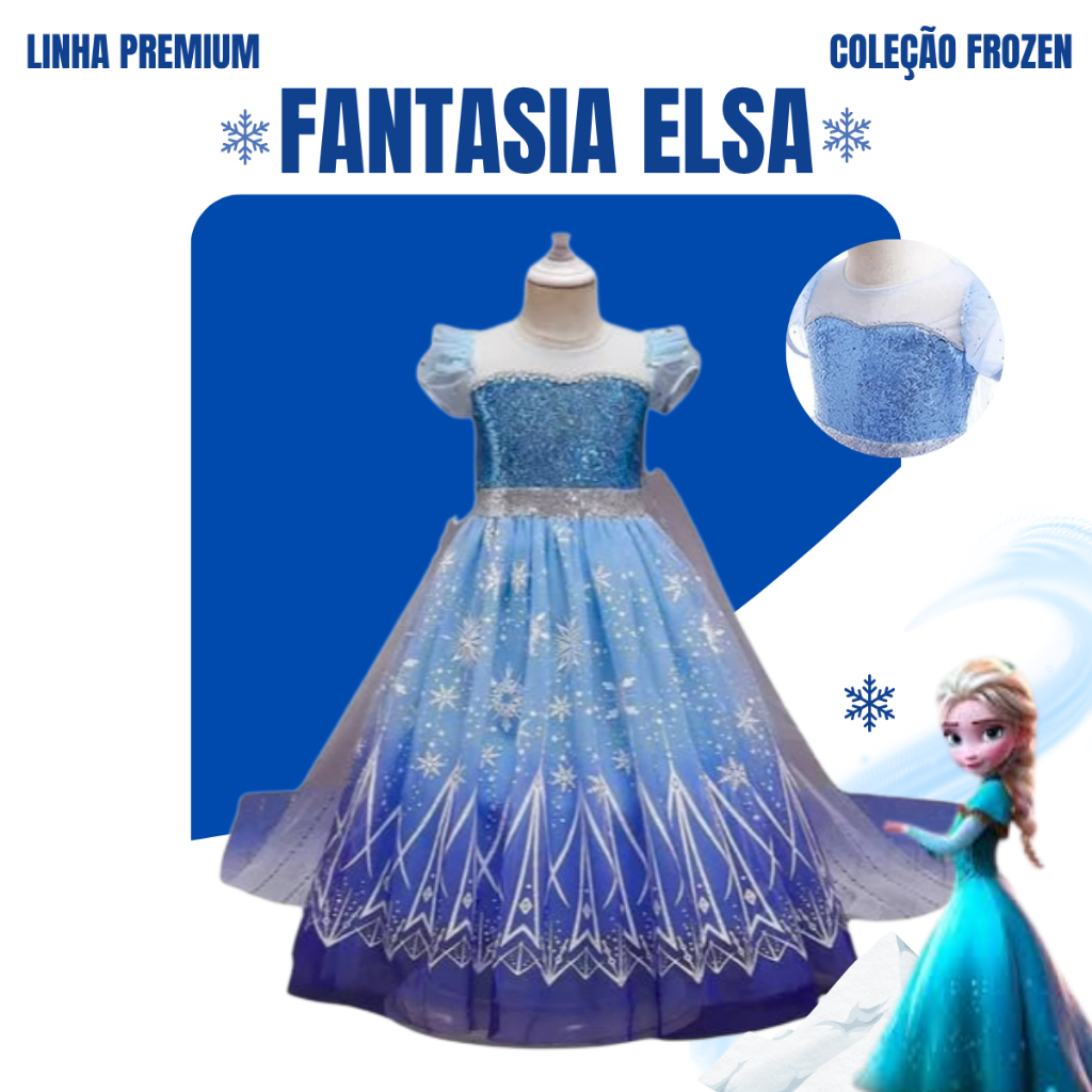 Vestido Elsa na Black Friday 2025 | BuscaProdutos
