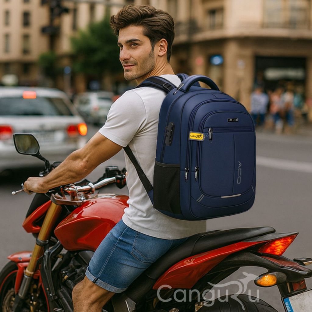 Mochila Masculina Feminina Impermeável Capa de Chuva Escolar Faculdade Viagem Com Cadeado Saída USB