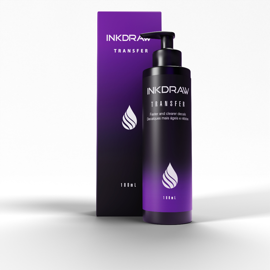 Stencil Transfer Decalque Tatuagem  Inkdraw 180ml
