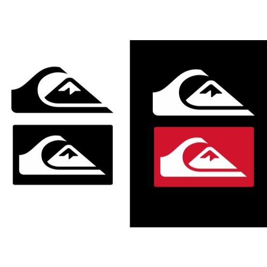 Adesivo Quiksilver Premium com Relevo - 4 Modelos Ñ DESBOTA em Oferta na Shopee