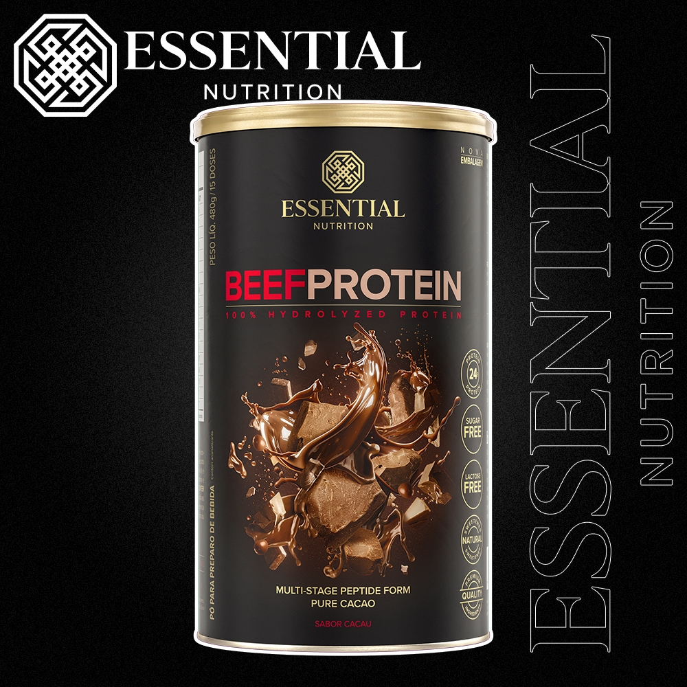 Beef Protein Essential Nutrition (480g) Cacao