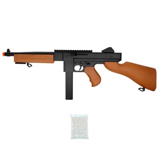 Kit Rifle Airsoft Thompson M306F Spring 6mm Marrom e Preta - Double Eagle + Esfera em Oferta na Shopee