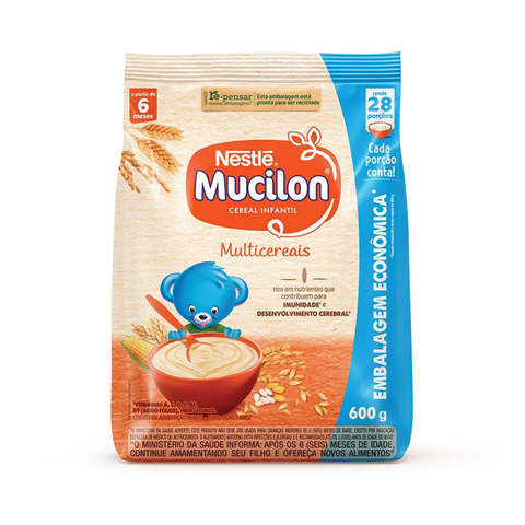Cereal Infantil Mucilon Multicereais Sache 600g
