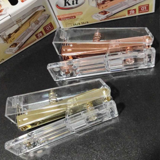 Grampeador para 20 folhas 26/6  Rose Gold / Dourado - Kit em Oferta na Shopee