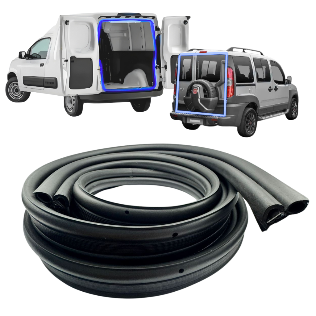 Borracha Porta malas Fiorino Nova 2014 a 2022 e Doblo todas em Oferta na Shopee