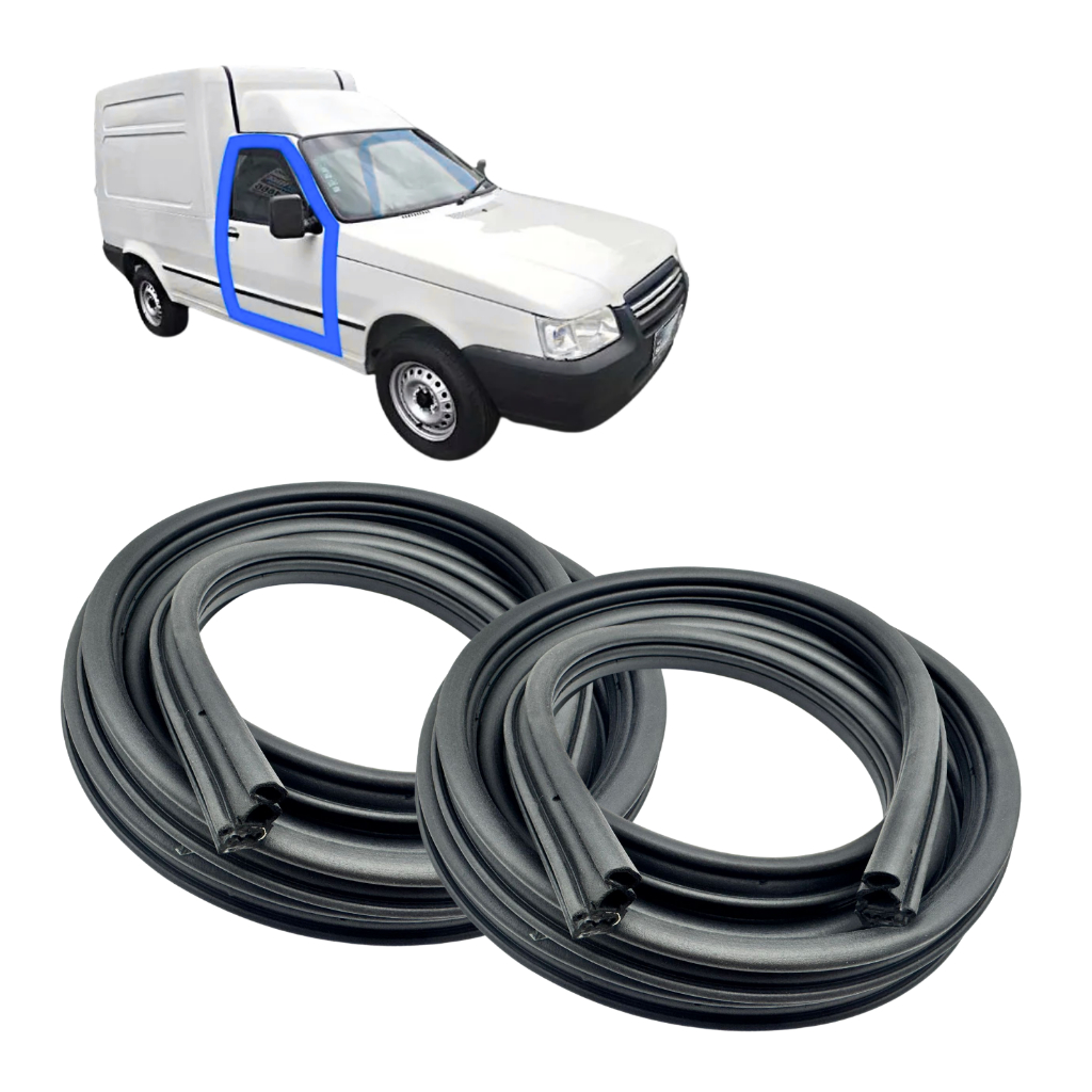 Borracha guarnição vedação da Porta lateral Fiorino 2001 a 2013