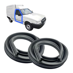 Borracha guarnição vedação da Porta lateral Fiorino 2001 a 2013