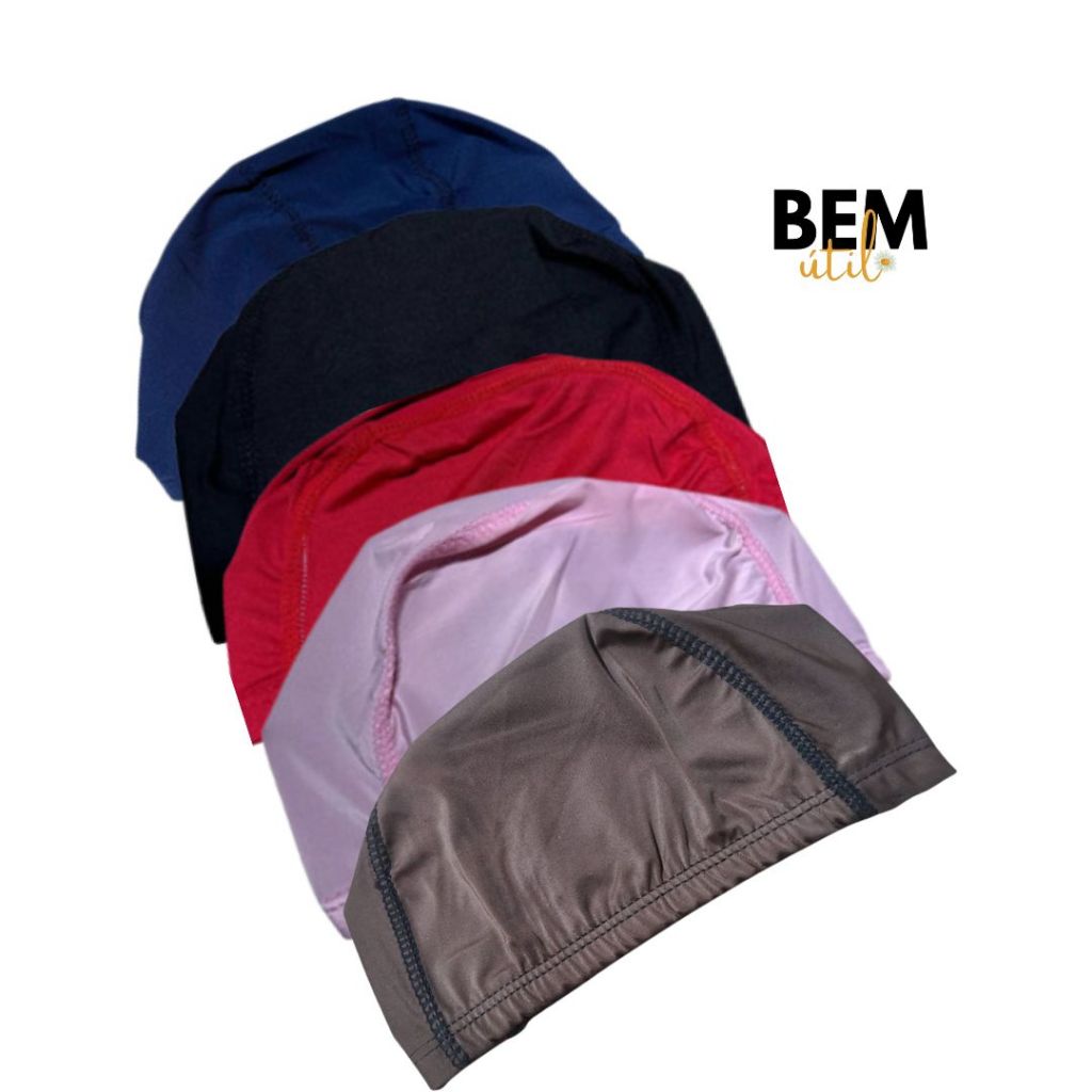 Touca de Tecido Para Natação E Hidroginástica Jovem E Adulto Unisex/Praia Piscina em Oferta na Shopee