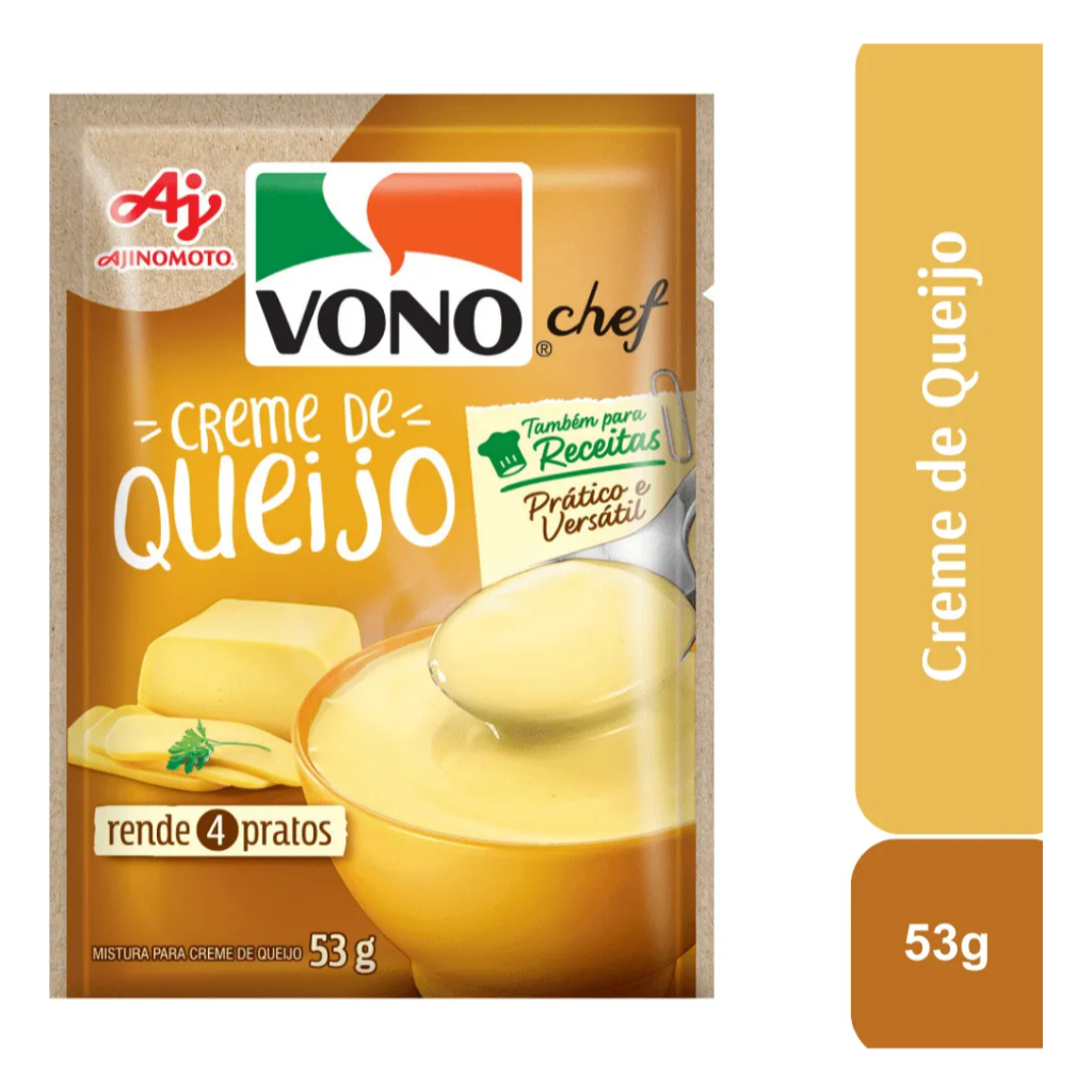 Vono Chef Creme De Queijo - Caixa Com 12 Unidades