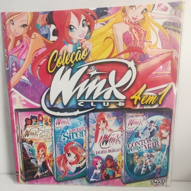 dvd winx 4x1 novo