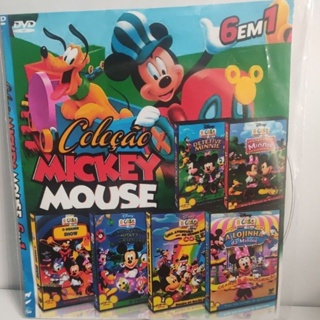 dvd Mickey mouse 6x1 novo em Oferta na Shopee