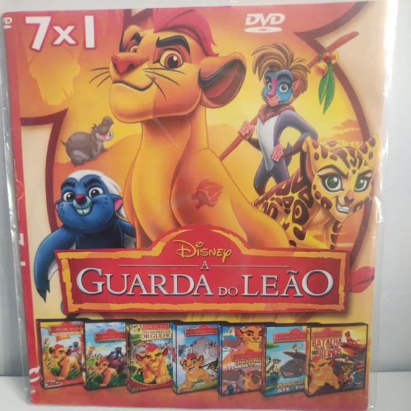dvd A guarda do leão 7x1 novo